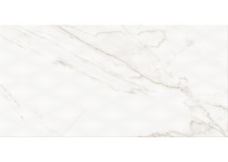 Vidaus apdailos prekės. Plytelės. Keraminės plytelės. Plytelės PS804 White Glossy struktcture 29,8x59,8 cm