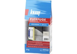 Vidaus apdailos prekės. Plytelės. Glaistai plytelėms. Plytelių glaistas FLEXFUGE UNIVERSAL pergamon/jazminų 5 kg 