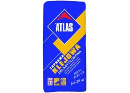 Statybinės medžiagos. Fasadiniai ir plytelių klijai. Plytelių klijai. Plytelių klijai ATLAS ELASTINGAS 10 kg 