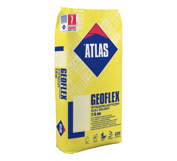 Plytelių klijai ATLAS Geoflex 25 kg 