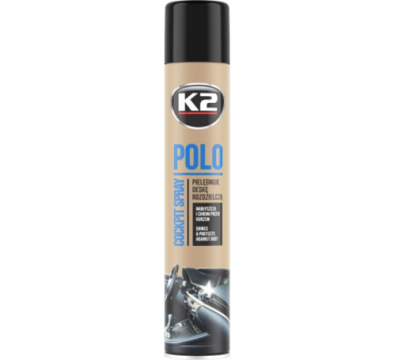 Darbo įrankiai. Prekės automobiliams. Automobilinė chemija. Polirolis K2 Cockpit, 750ml, New car 