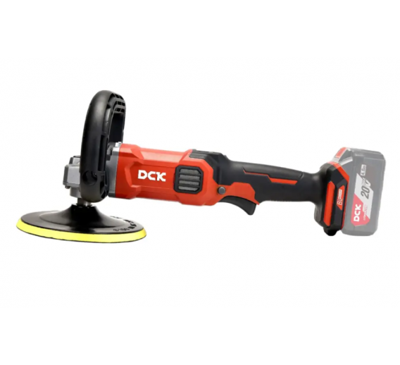Darbo įrankiai. Elektriniai ir akumuliatoriniai įrankiai. Šlifuokliai, poliruokliai. Poliruoklis DCK 180mm 20V 26/8-KDSP02-180Z
