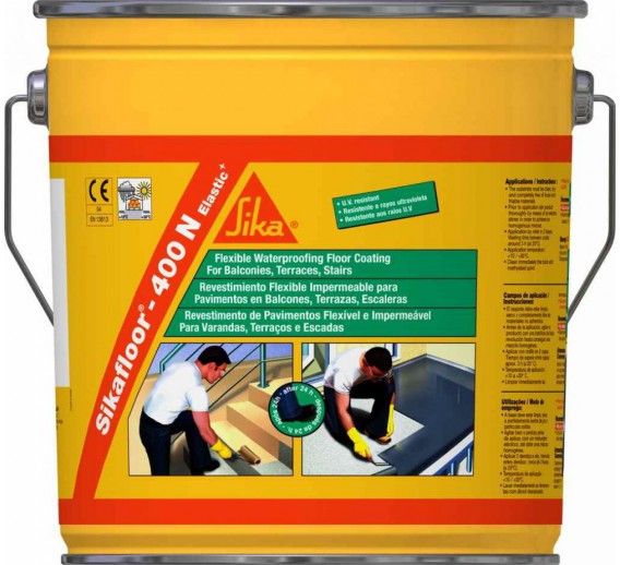 Statybinės medžiagos. Cementas. Poliuretaninė grindų danga SIKAfloor-400N Elastic R7032