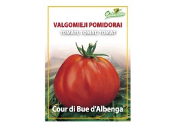 Sodo ir daržo prekės. Sėklos, daigyklos, durpinės tabletės. Pomidorų sėklos. Pomidorai Cour di Bue   Albenga  2g 