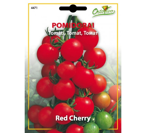 Sodo ir daržo prekės. Sėklos, daigyklos, durpinės tabletės. Pomidorų sėklos. Pomidorai Red Cherry 0,5g 