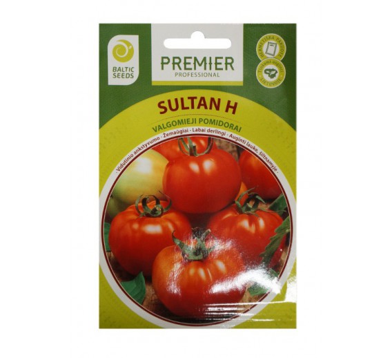 Pomidorai Sultan H 35 sėklos žemaūgiai 