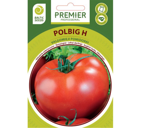 Sodo ir daržo prekės. Sėklos, daigyklos, durpinės tabletės. Pomidorų sėklos. Pomidorų sėklos Polbig H 35 s 