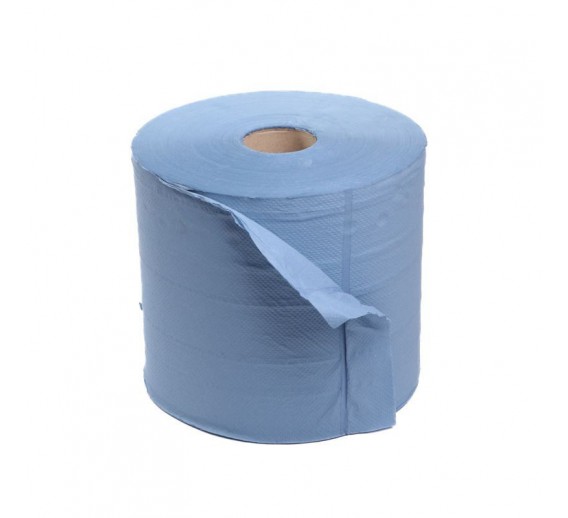 Švaros prekės. Tualetinis popierius, popieriniai rankšluosčiai. Popieriniai rankšluosčiai ClassEur EXTRA BLUE MIDI 450 2 sl. 