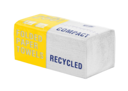 Švaros prekės. Tualetinis popierius, popieriniai rankšluosčiai. Popieriniai rankšluosčiai Grite Economy Compact 250V 2sl