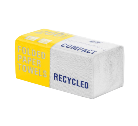 Švaros prekės. Tualetinis popierius, popieriniai rankšluosčiai. Popieriniai rankšluosčiai Grite Economy Compact 250V 2sl