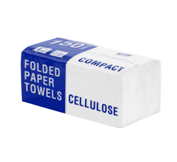 Švaros prekės. Tualetinis popierius, popieriniai rankšluosčiai. Popieriniai rankšluosčiai Grite Super Compact 150V 2sl