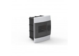 Elektros prekės. Elektros skydai, paskirstymo dėžės. Potinkinis skydelis HOROZ skaidrus 4 modulių 