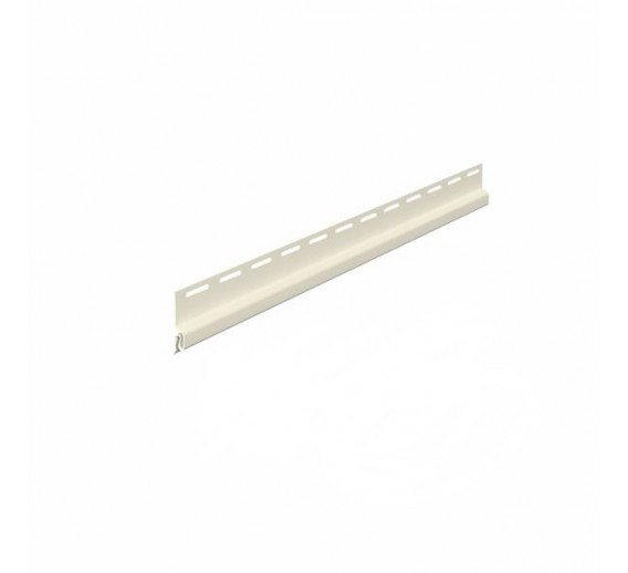 Vidaus apdailos prekės. Fasadų apkala. PVC plastikinė fasado dailylentė. Pradžios detalė SV11-3.05 m SIDINGVOX 
