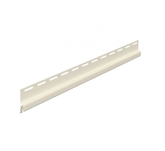 Vidaus apdailos prekės. Fasadų apkala. PVC plastikinė fasado dailylentė. Pradžios detalė SV11-3.05 m SIDINGVOX