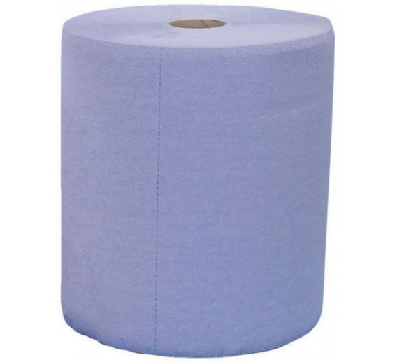 Švaros prekės. Tualetinis popierius, popieriniai rankšluosčiai. Pramoninis popierinis rankšluostis Blue 350 2sl 1000lap