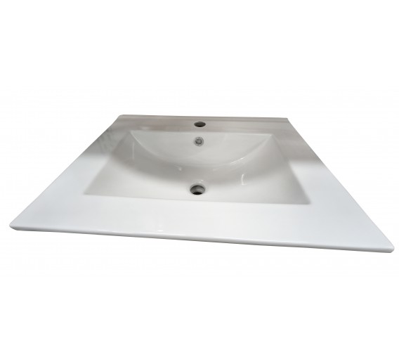 Santechnikos prekės. Vonios įranga. Praustuvai. Praustuvas baltas 610x460mm 