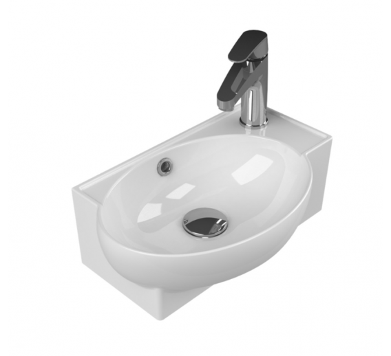 Santechnikos prekės. Vonios įranga. Praustuvai. Praustuvas MINI 28x45cm