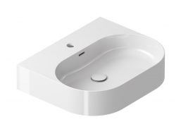 Santechnikos prekės. Vonios įranga. Praustuvai. Praustuvas prie sienos Ceramic 550 O Slim