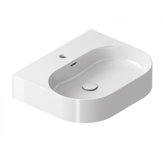 Santechnikos prekės. Vonios įranga. Praustuvai. Praustuvas prie sienos Ceramic 550 O Slim