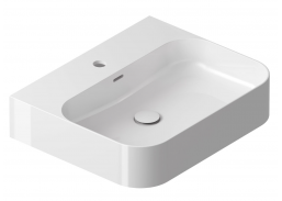 Santechnikos prekės. Vonios įranga. Praustuvai. Praustuvas prie sienos Ceramic 550 R Slim