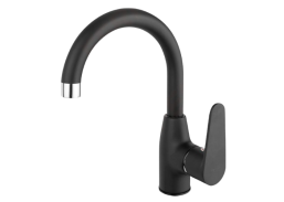 Santechnikos prekės. Vonios įranga. Maišytuvai, dušo komplektai. Praustuvo maišytuvai. Praustuvo maišytuvas pasukamu snapu Ferro Algero BAG2ABL 