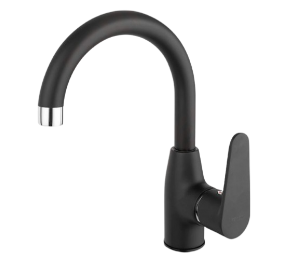 Santechnikos prekės. Vonios įranga. Maišytuvai, dušo komplektai. Praustuvo maišytuvai. Praustuvo maišytuvas pasukamu snapu Ferro Algero BAG2ABL 