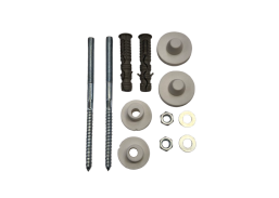 Tvirtinimo detalės. Kaiščiai, smeigės. Kaiščiai su medsraigčiais. Kaiščiai santechniniam tvirtinimui. Praustuvo tvirtinimo komplektas L-140 