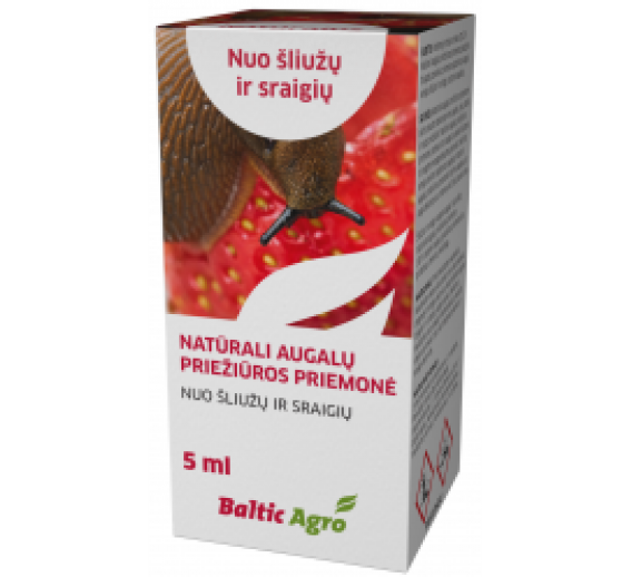 Priemonė prieš šliužus ir sraiges 5 ml 