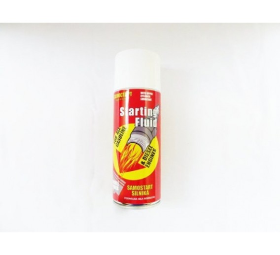 Darbo įrankiai. Prekės automobiliams. Automobilinė chemija. Priemonė varikliui užvesti Starting Fluid 400 ml 