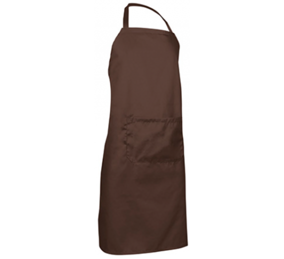 Darbo saugos prekės. Darbo drabužiai. Prijuostės, antrankoviai. Prijuostė OVEN Valento walnut brown 