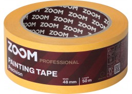 Dažai. Dažai, dažymo įrankiai, dažymo juostos. Apsauginės dažymo, glaistymo ir armavimo juostos. Profesionali dažymo juosta Precision ZOOM, 48 mm x 50 m