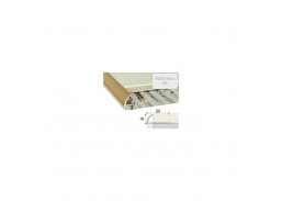 Vidaus apdailos prekės. Plytelės. Profiliai plytelių užbaigimui. Profilis Effector užbaigimo A53 natūralus 300cm 23x10mm 