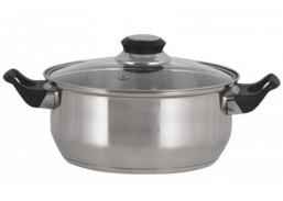 Namų apyvokos prekės. Indai, virtuvės reikmenys ir įrankiai. Puodai, dubenys. Puodas nerūdijančio plieno GENESE QT 1,5 L 16 cm 