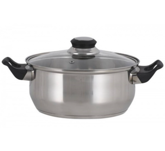 Namų apyvokos prekės. Indai, virtuvės reikmenys ir įrankiai. Puodai, dubenys. Puodas nerūdijančio plieno GENESE QT 1,5 L 16 cm 
