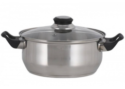 Namų apyvokos prekės. Indai, virtuvės reikmenys ir įrankiai. Puodai, dubenys. Puodas nerūdijančio plieno GENESE QT 2 L 18 cm 