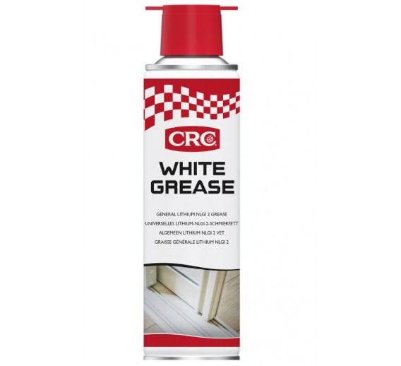 Darbo įrankiai. Prekės automobiliams. Automobilinė chemija. Purškiamas baltas tepalas +PTFE CRC, 250ml 