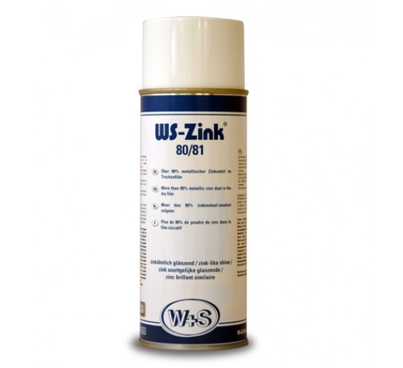 Dažai. Glaistas, gruntas, klijai, skiedikliai. Gruntai. Gruntas metalui. Purškiamas cinkas WS ZINC 80/81, 400ml 