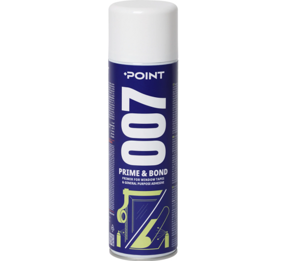 Dažai. Dažai, dažymo įrankiai, dažymo juostos. Aerozoliniai dažai, lakas, gruntas. Purškiami klijai ir gruntas POINT 007 Prime Bond 500ml 