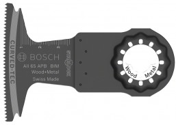 Darbo įrankiai. Įrankių priedai. Pjūkleliai medžiui ir metalui. Multifunkcinio įrankio pjūkliukai. Pusapvalis pjūklelis BOSCH AII 65 APB 65x40 mm 2608661781 