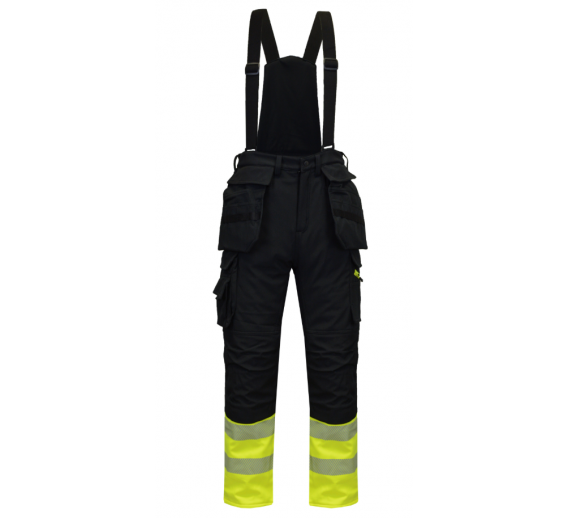 Darbo saugos prekės. Darbo drabužiai. Puskombinezoniai, kombinezonai, darbo kostiumai. Puskombinezonis Softshell Reflex