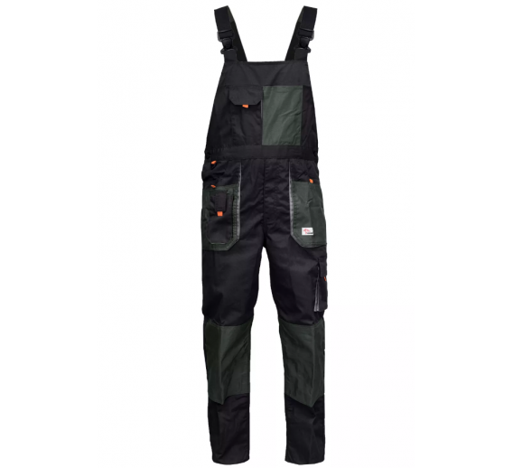 Darbo saugos prekės. Darbo drabužiai. Puskombinezoniai, kombinezonai, darbo kostiumai. Puskombinezonas Worker