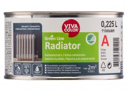 Dažai. Dažai, dažymo įrankiai, dažymo juostos. Specialios paskirties dažai. Radiatorių dažai Vivacolor Radiator 0,225 l 