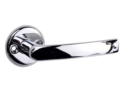 Vidaus apdailos prekės. Durys, jų dalys. Durų furnitūra. Rankenos. Rankena 16/006 R311 chromo