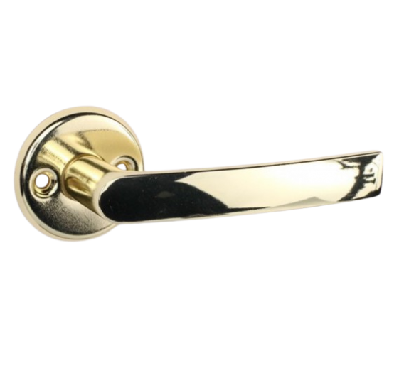 Vidaus apdailos prekės. Durys, jų dalys. Durų furnitūra. Rankenos. Rankena 16/006 R3114 OLV