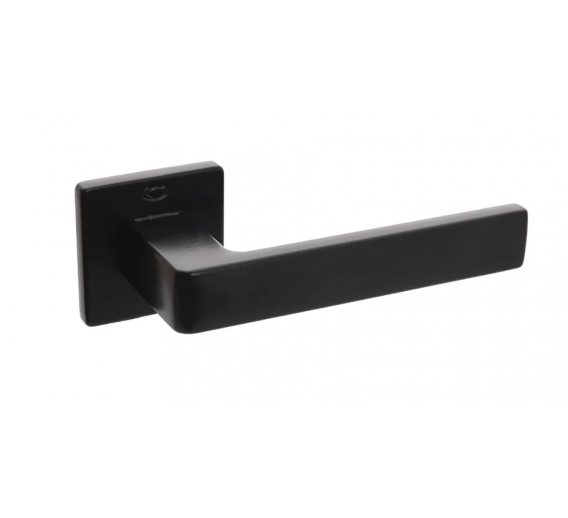 Vidaus apdailos prekės. Durys, jų dalys. Durų furnitūra. Rankenos. Rankena Convex matinė juoda 