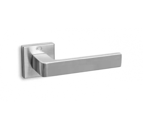 Vidaus apdailos prekės. Durys, jų dalys. Durų furnitūra. Rankenos. Rankena Convex matinis chromas 