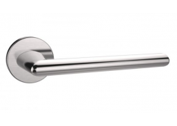 Vidaus apdailos prekės. Durys, jų dalys. Durų furnitūra. Rankenos. Rankena Cronus matinis chromas 