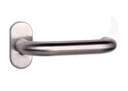Vidaus apdailos prekės. Durų furnitūra. Durų furnitūra. Rankenos. Rankena Inox TL 1020 ovalas 