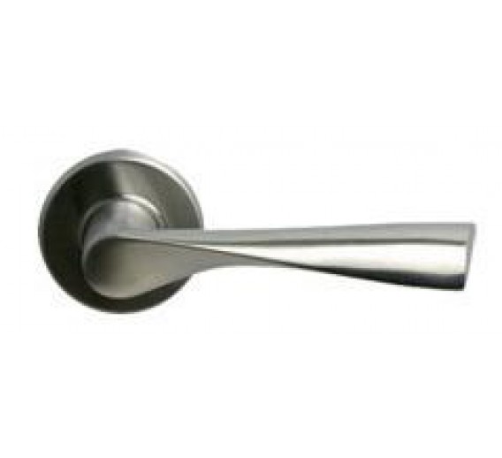 Vidaus apdailos prekės. Durų furnitūra. Durų furnitūra. Rankenos. Rankena nerūdijančio plieno YHS-08 Inox 