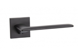 Vidaus apdailos prekės. Durys, jų dalys. Durų furnitūra. Rankenos. Rankena Smooth Stone juoda 